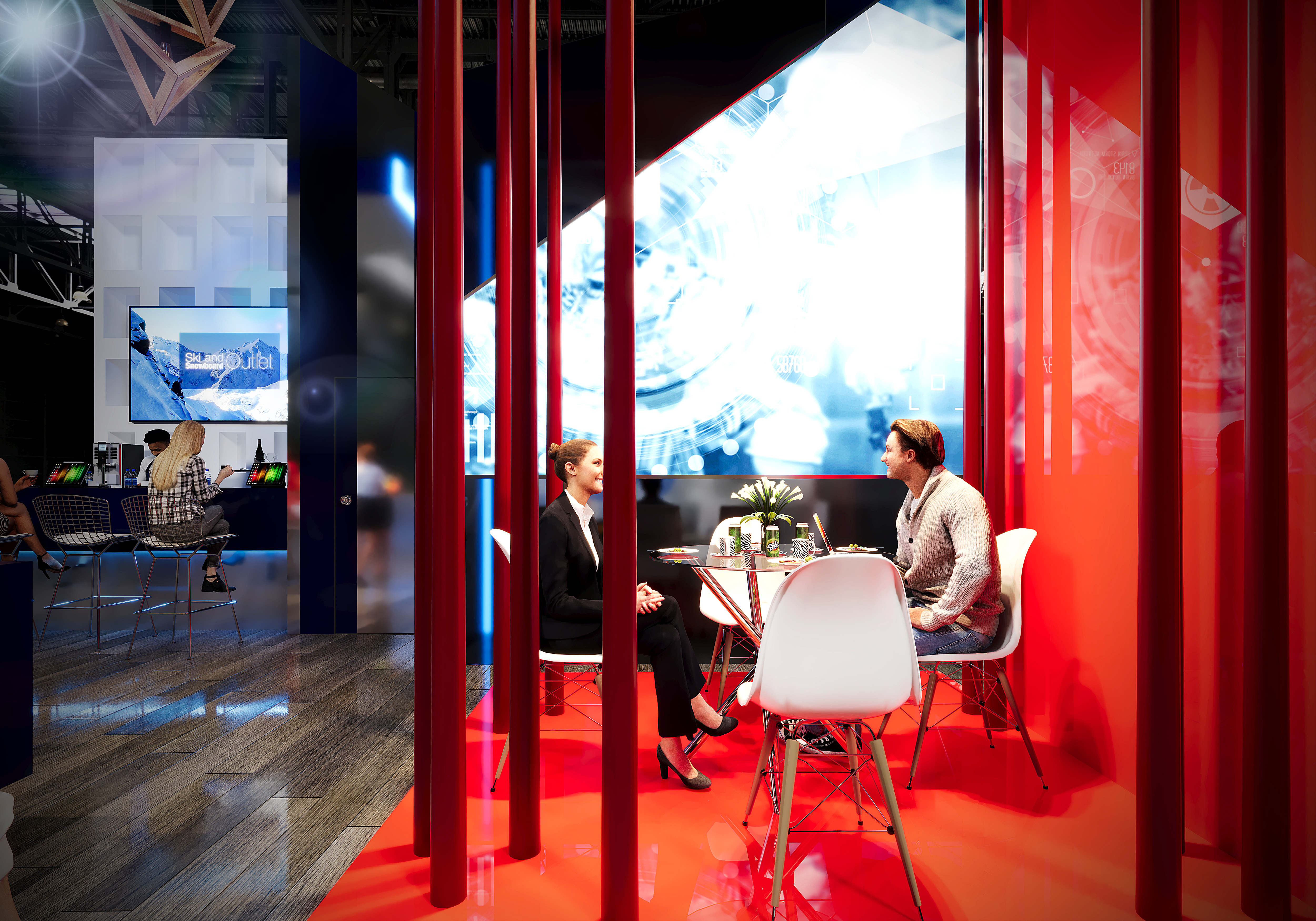 展览展台设计丨俄罗斯莫斯科丨Michail Koznev-12