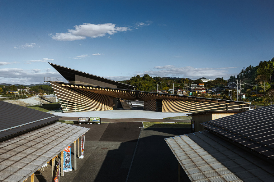 日本宫城县道之驿 Sansan 南三陆丨隈研吾建筑都市设计事务所-16