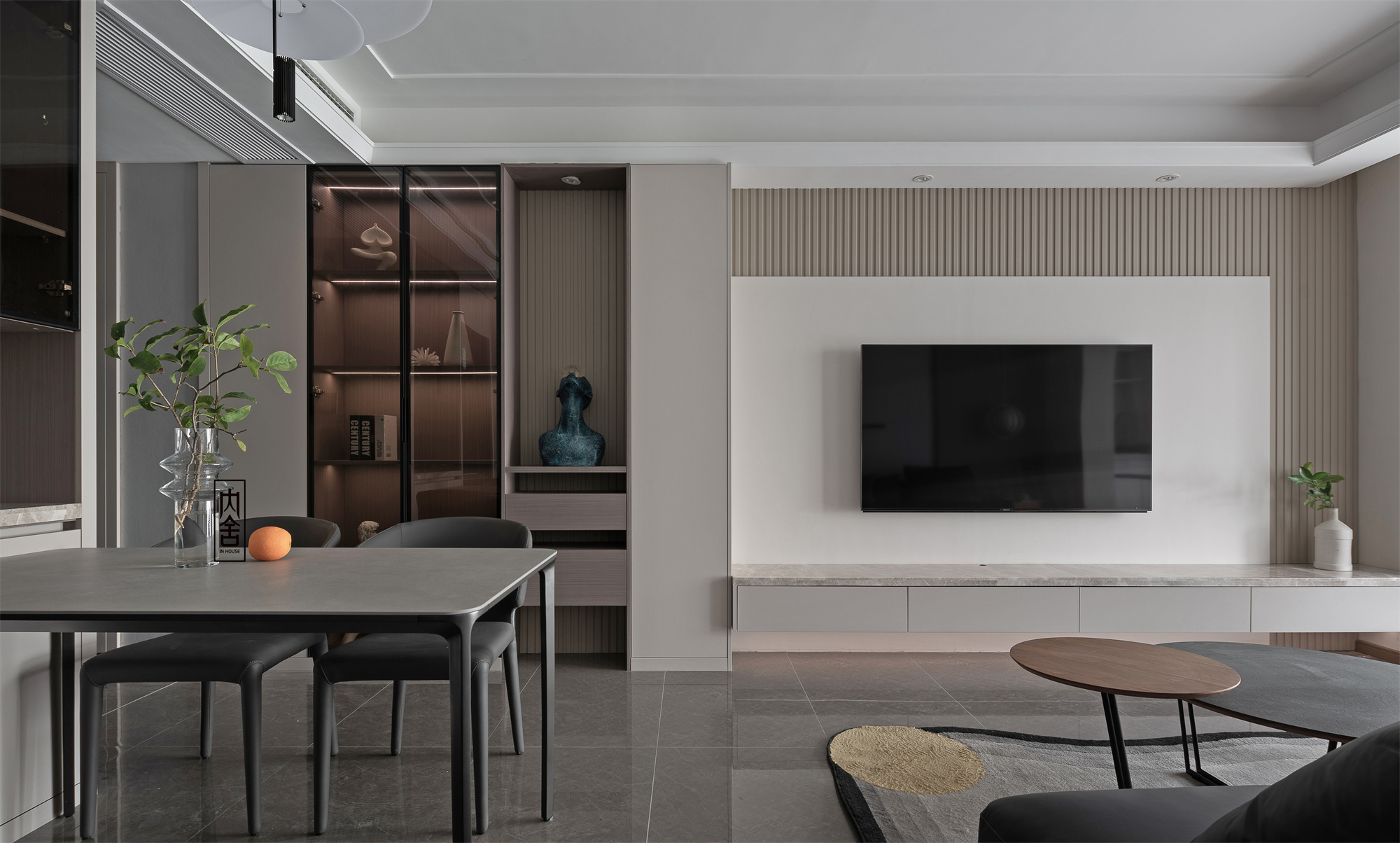 暮 · 89㎡三居室现代简约设计丨内舍软装·申屠翰钰-7