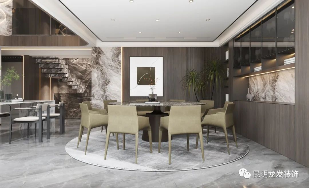 昆明别墅设计 · 美的·顺城府 500㎡ · 意式风华丨中国昆明丨李杰,张远航-36