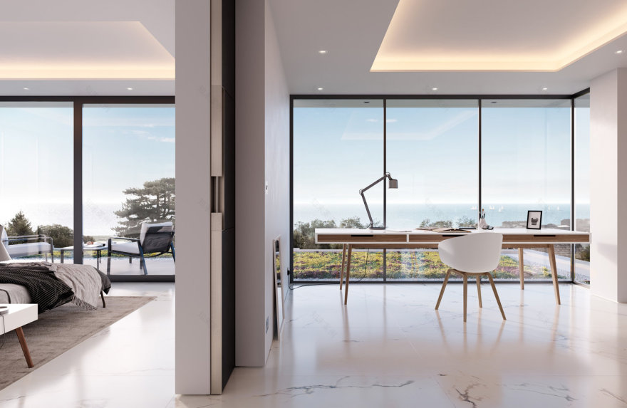 英伦海岸奢华极简超级豪宅-19