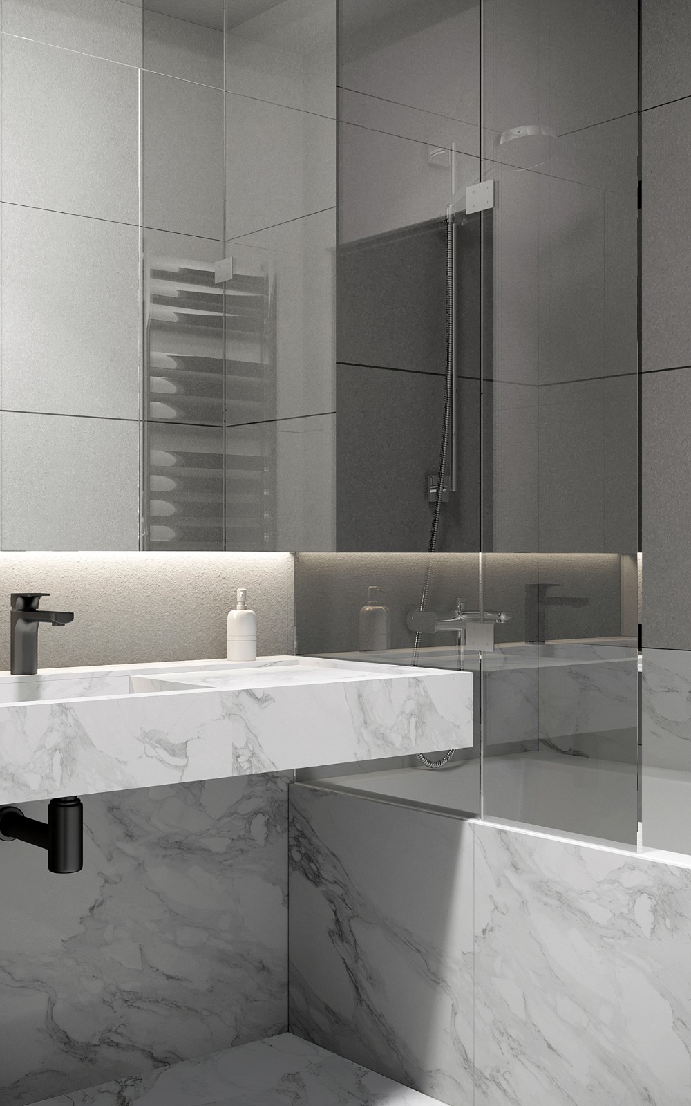 60㎡时尚现代小户型设计  sivak+partners-11