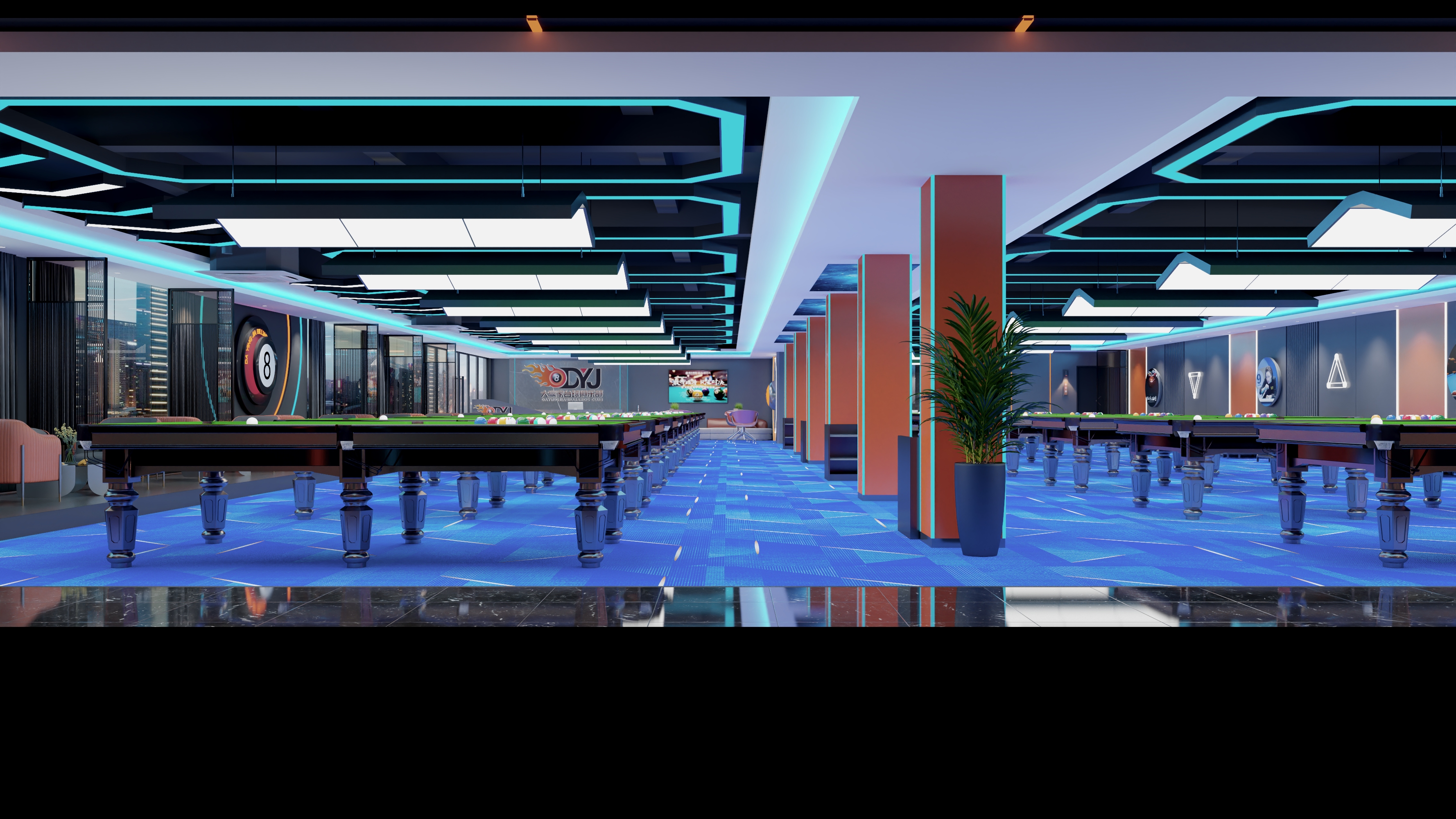 台球厅  |  空间设计-6