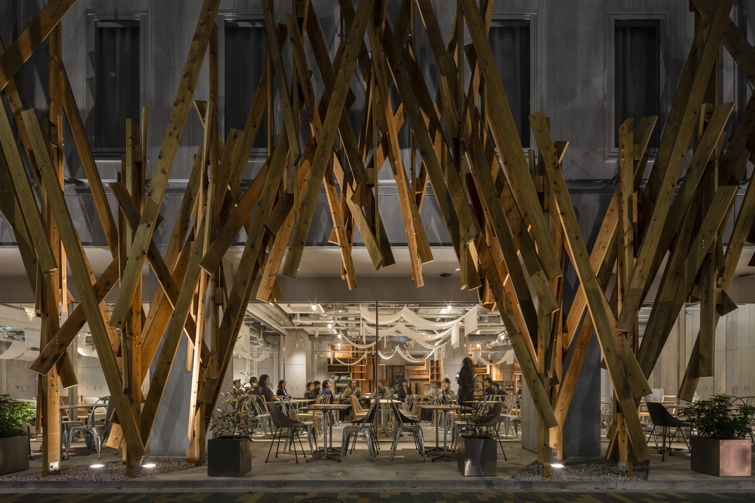 日本 ONE@东京酒店丨隈研吾事务所-15