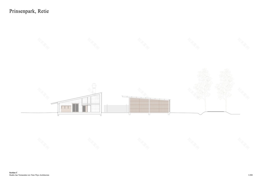 比利时 Prinsenpark 游客中心丨Studio Jan Vermeulen-57