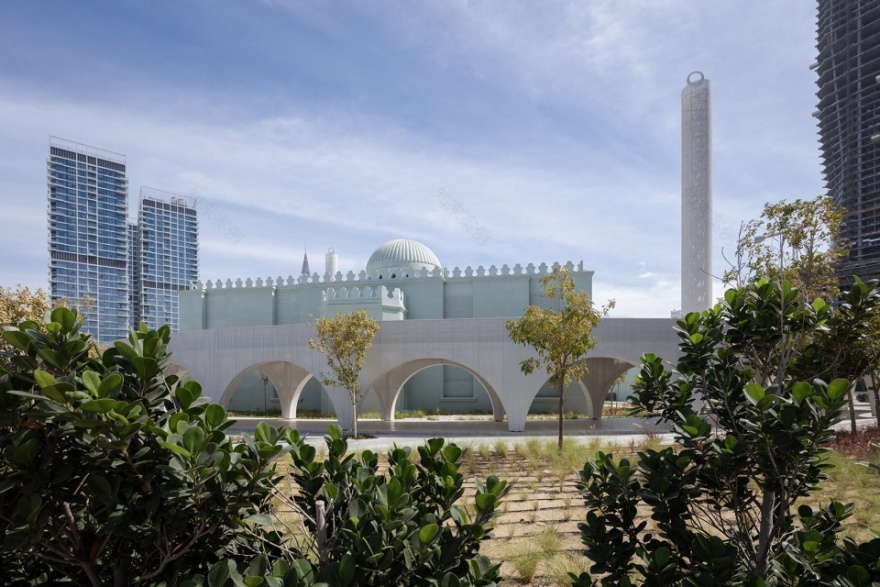 迪拜反射清真寺丨阿联酋迪拜丨Wael Al Awar 等-3