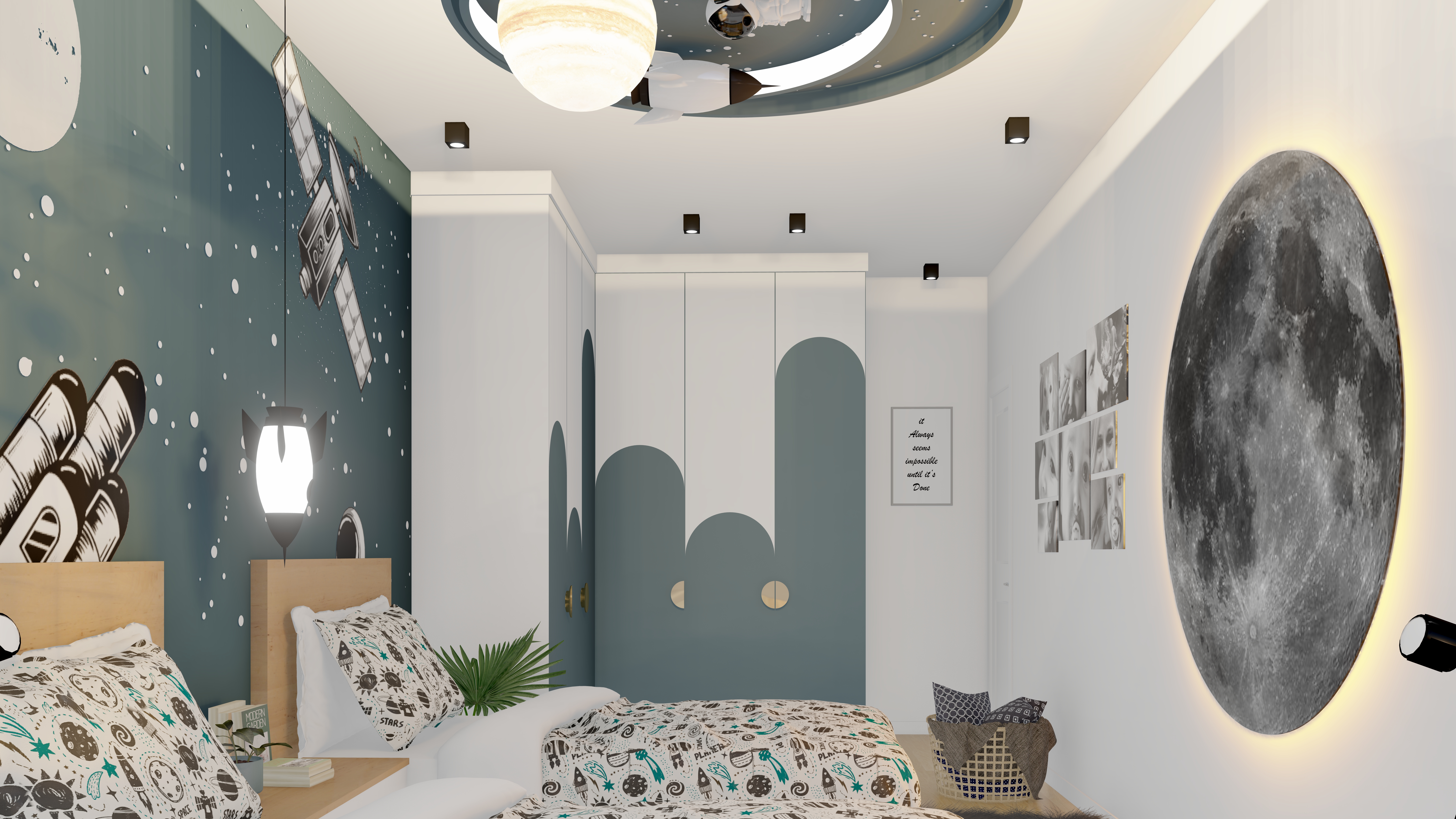 BEDROOM INTERIOR 2-BOYS SPACE THEME-6