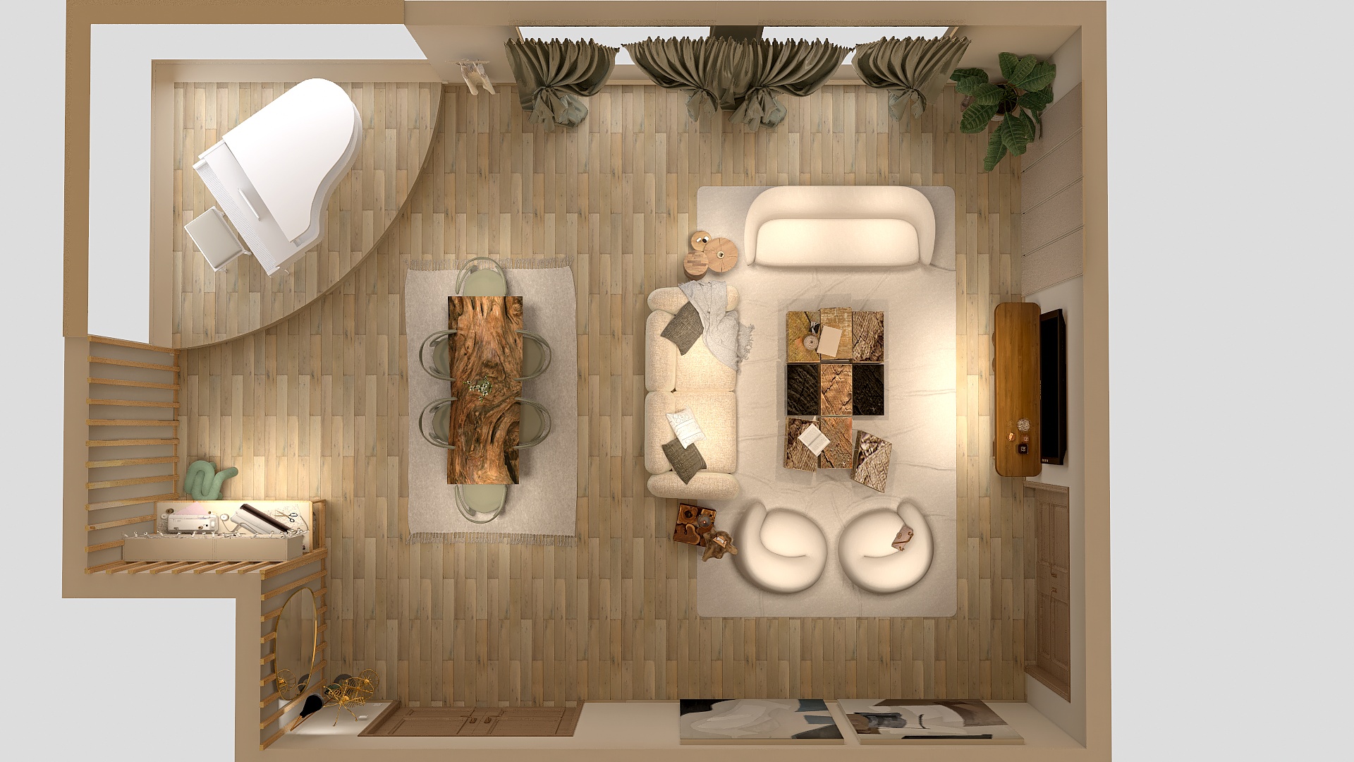 Iris Van Herpen 风格客厅设计-21