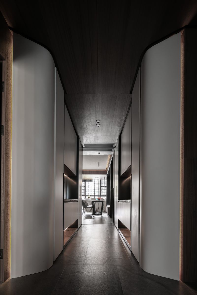 现代简约山语清晖，乐高模型与石材质感的空间对话-20