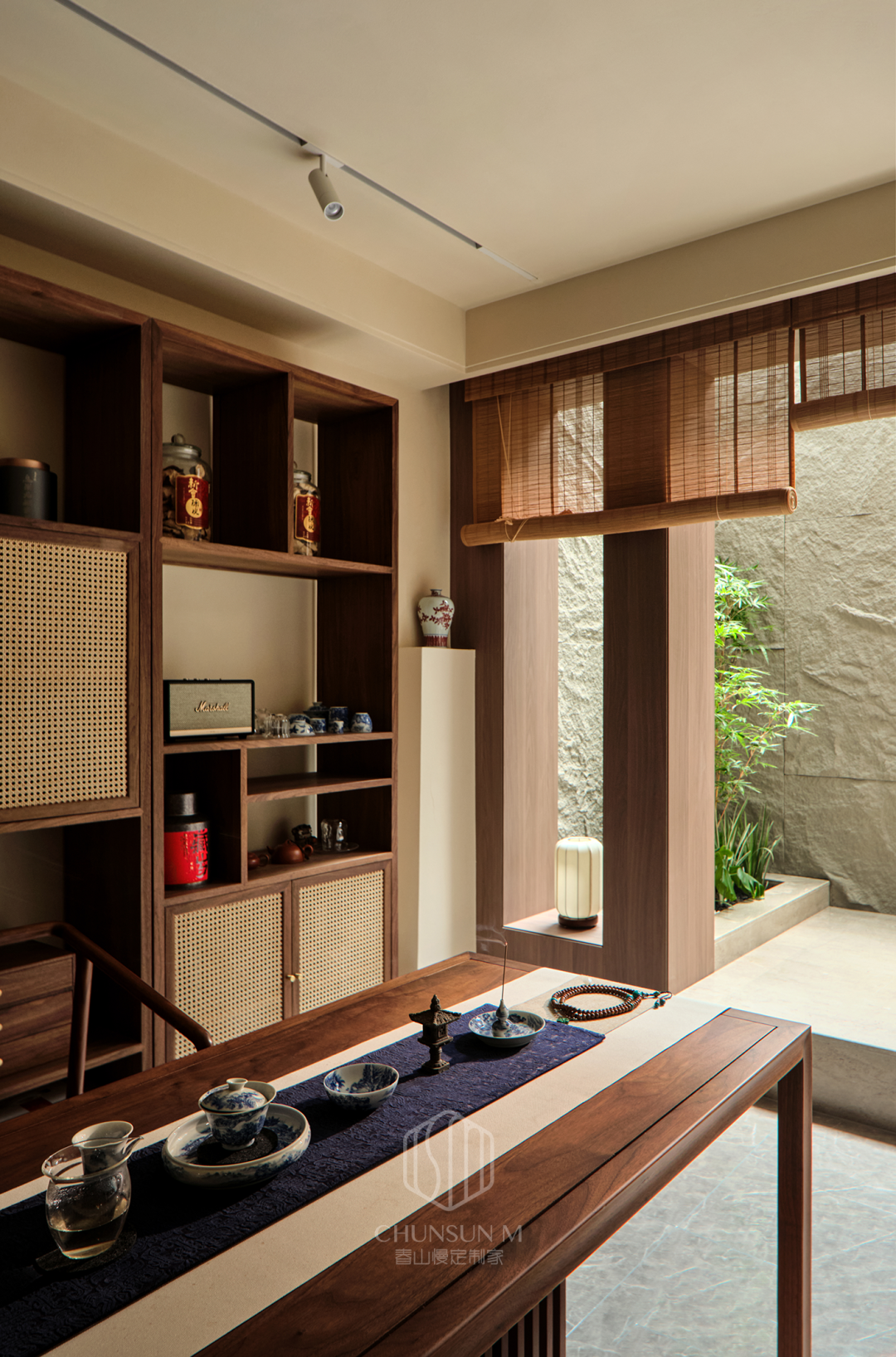 玄武映园186㎡|侘寂中古，将生活的烟火气凝练为空间诗学！-38