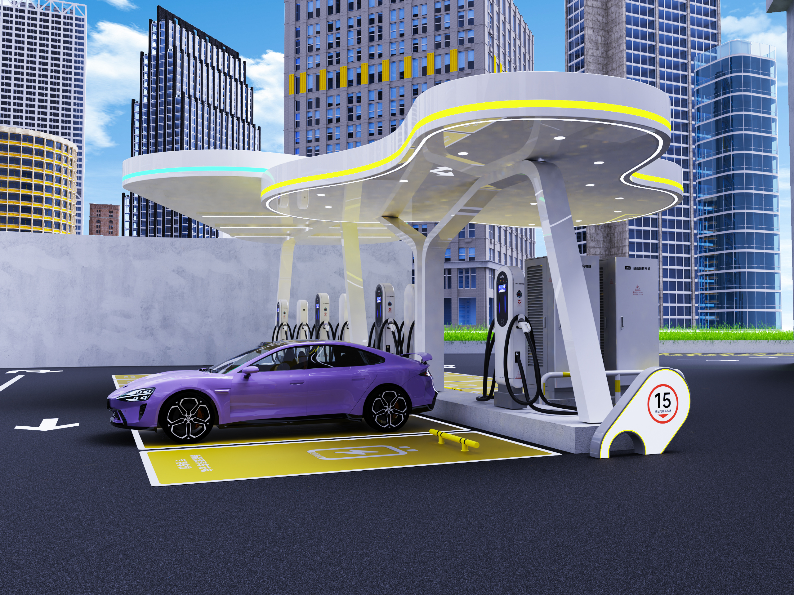 新能源超级充电站设计-12