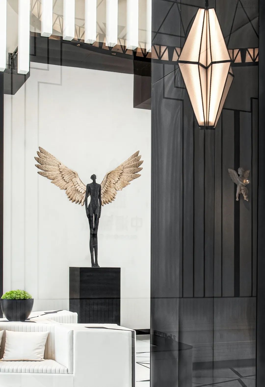 长春中海锦城售楼部 | 几何韵律中的优雅艺术空间-33