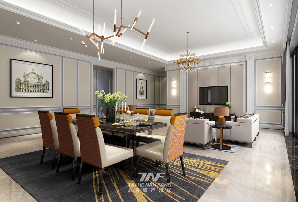 桂平凤凰城A2户型样板房  新古典雅奢-4