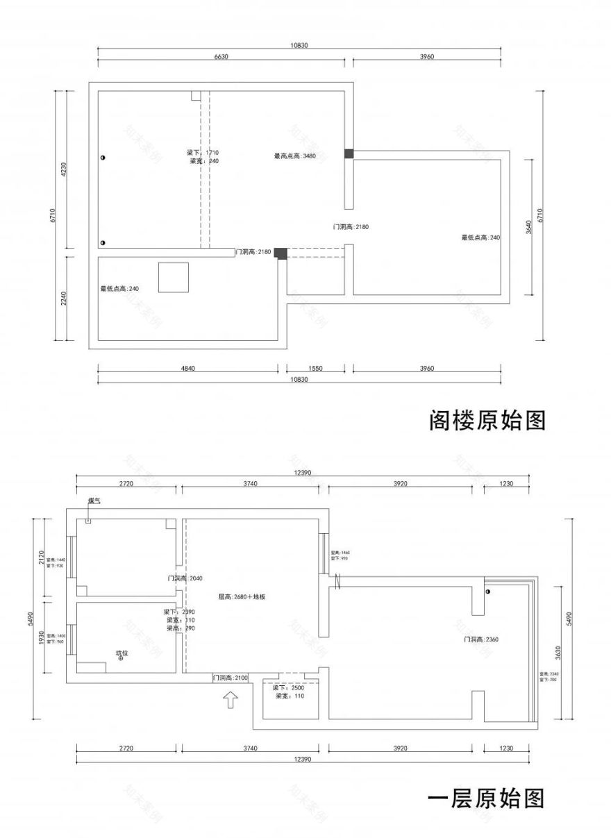 4 米挑高老房变身,60 平变 80 平,美式休闲宜居空间-12
