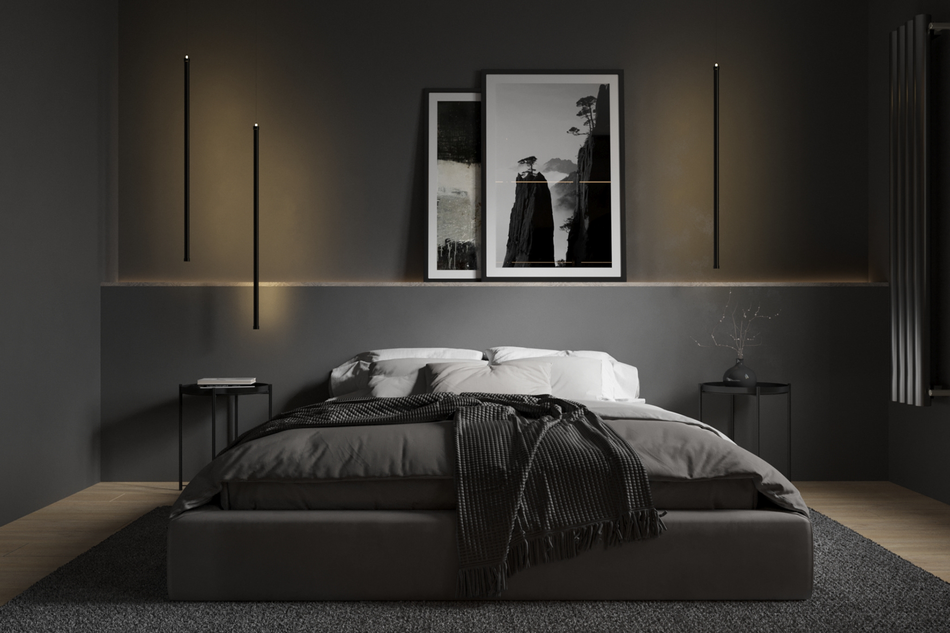 原木与绿色打造清新舒适居住空间-16