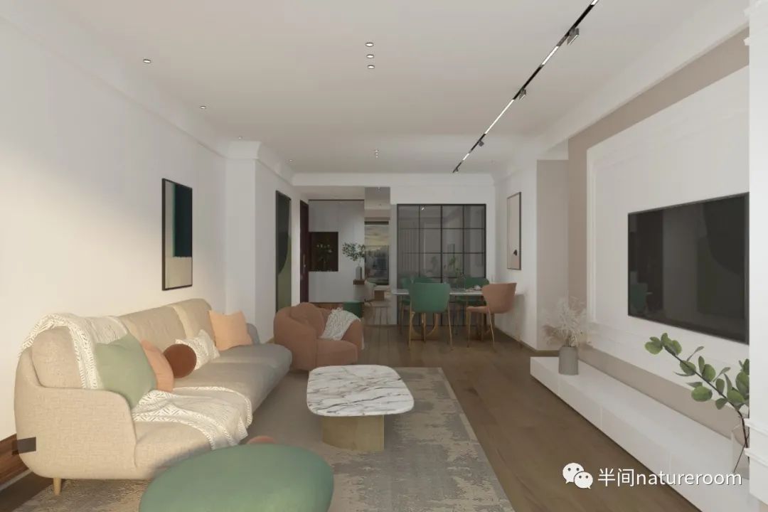 马卡龙色的甜蜜之家 · 贵阳万科大都会花样丨中国贵阳丨上海半间设计贵阳分公司-62