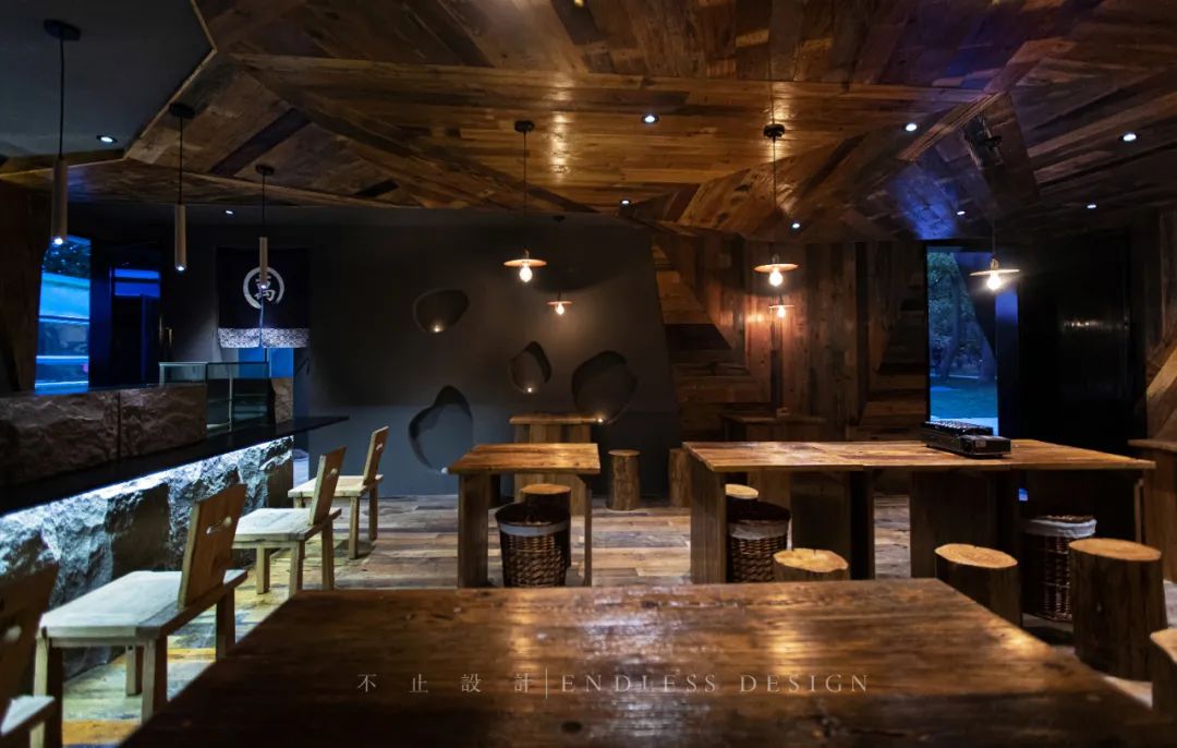 万吉水产 · 工业风日料店的创意设计丨中国苏州丨不止设计-17