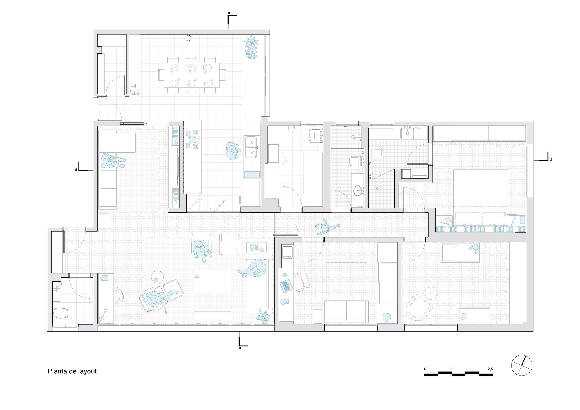 安德烈·费尔南德斯公寓丨巴西圣保罗丨João Marujo,Orlando Naj-14