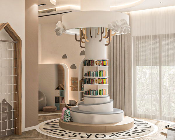 children's playroom in a villa-2