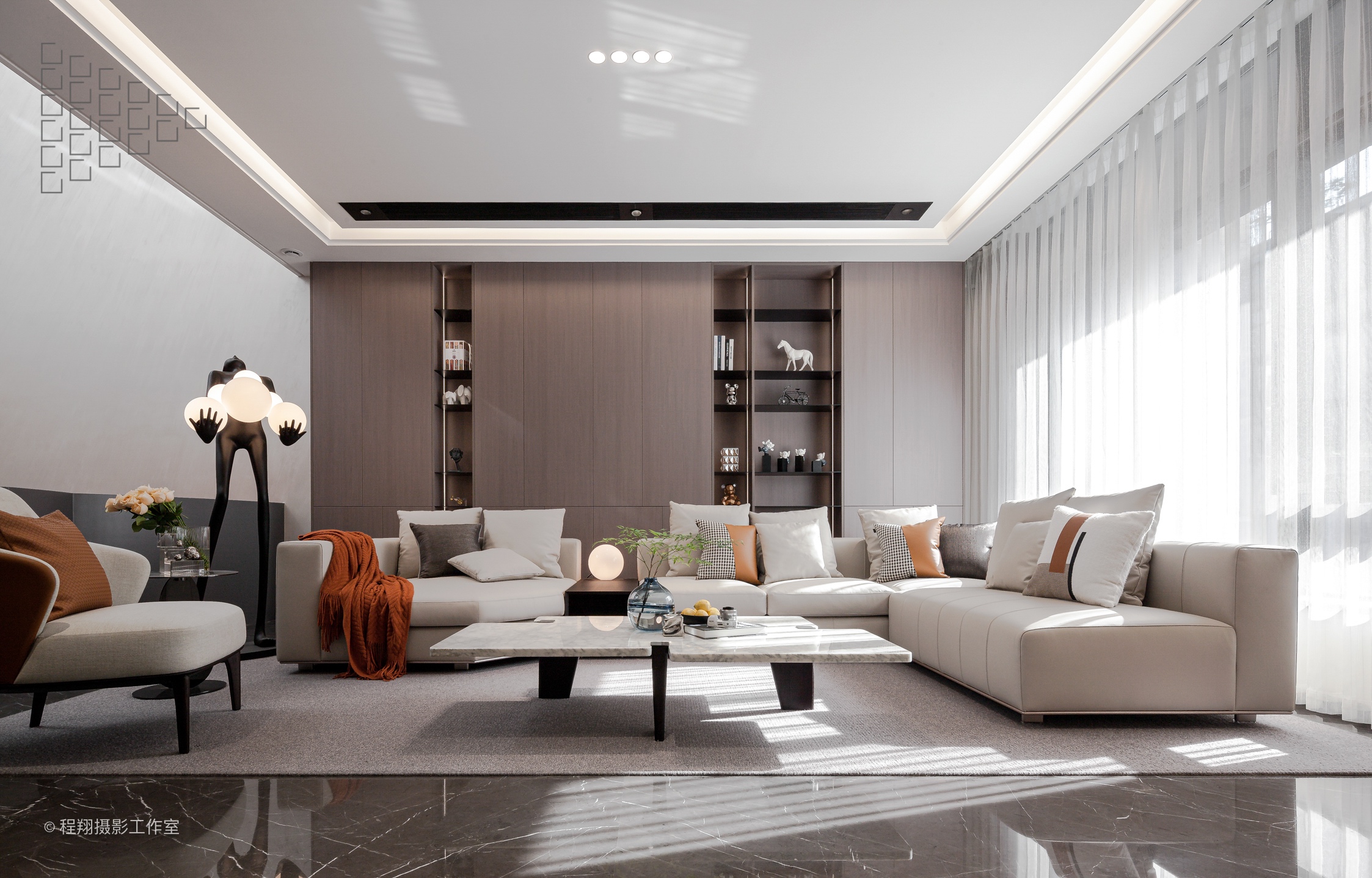 杭州金地十方别墅现代家装实景拍摄案例丨中国杭州丨夏萃,孔杰室内设计机构-14