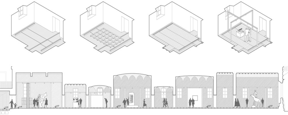 历史建筑与现代玻璃 Pavilion 的和谐碰撞-27