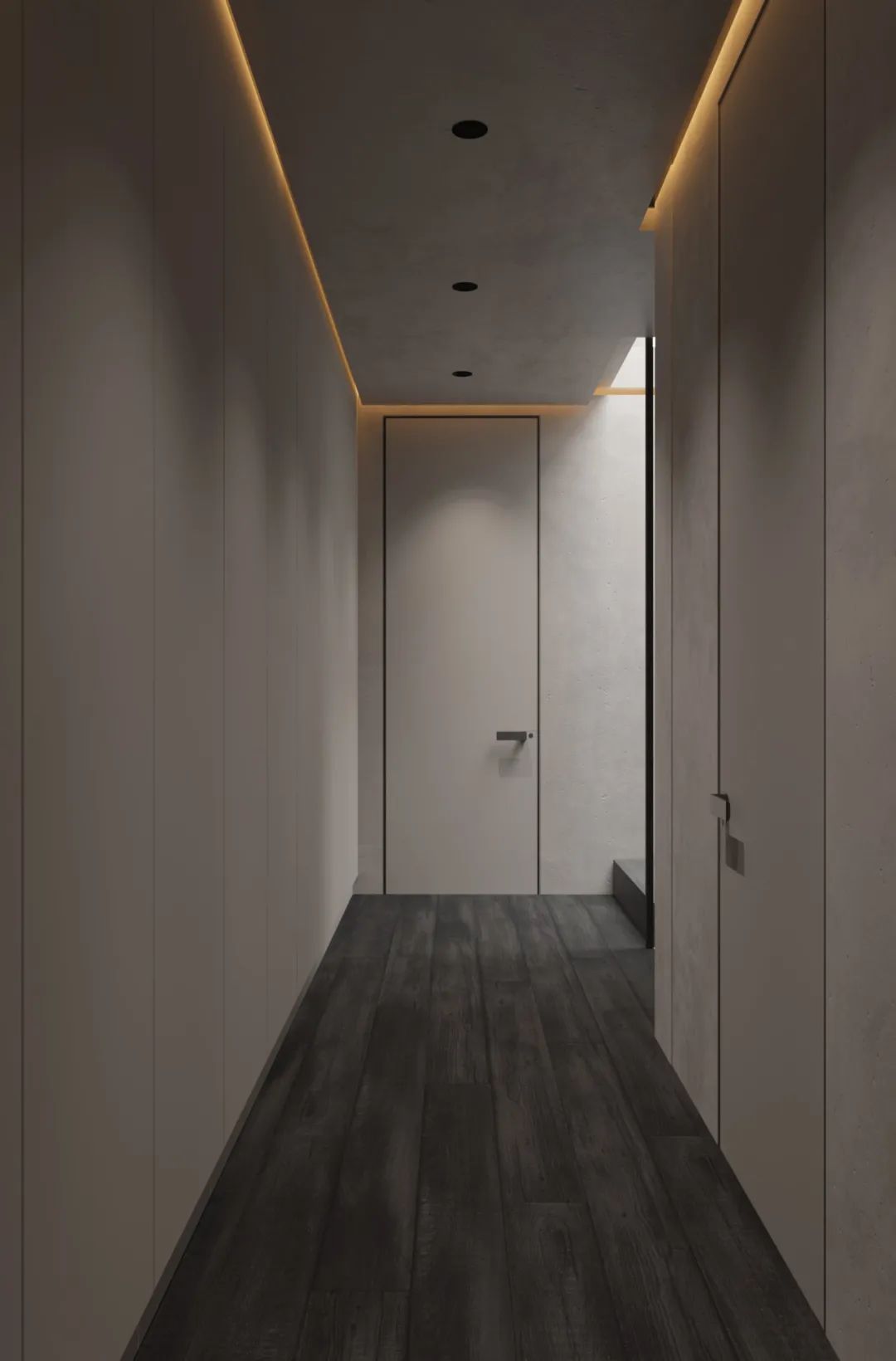 235㎡极简灰住宅丨DINARA YUSUPOVA-22