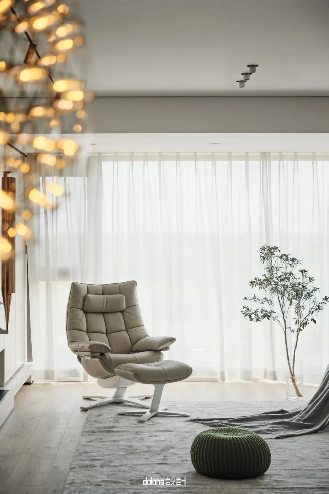 纯净与质感的现代简约私宅设计丨DoLong董龍设计-4