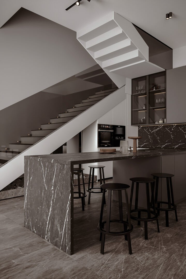 280㎡大平米住宅设计 这也太高级了吧！-11