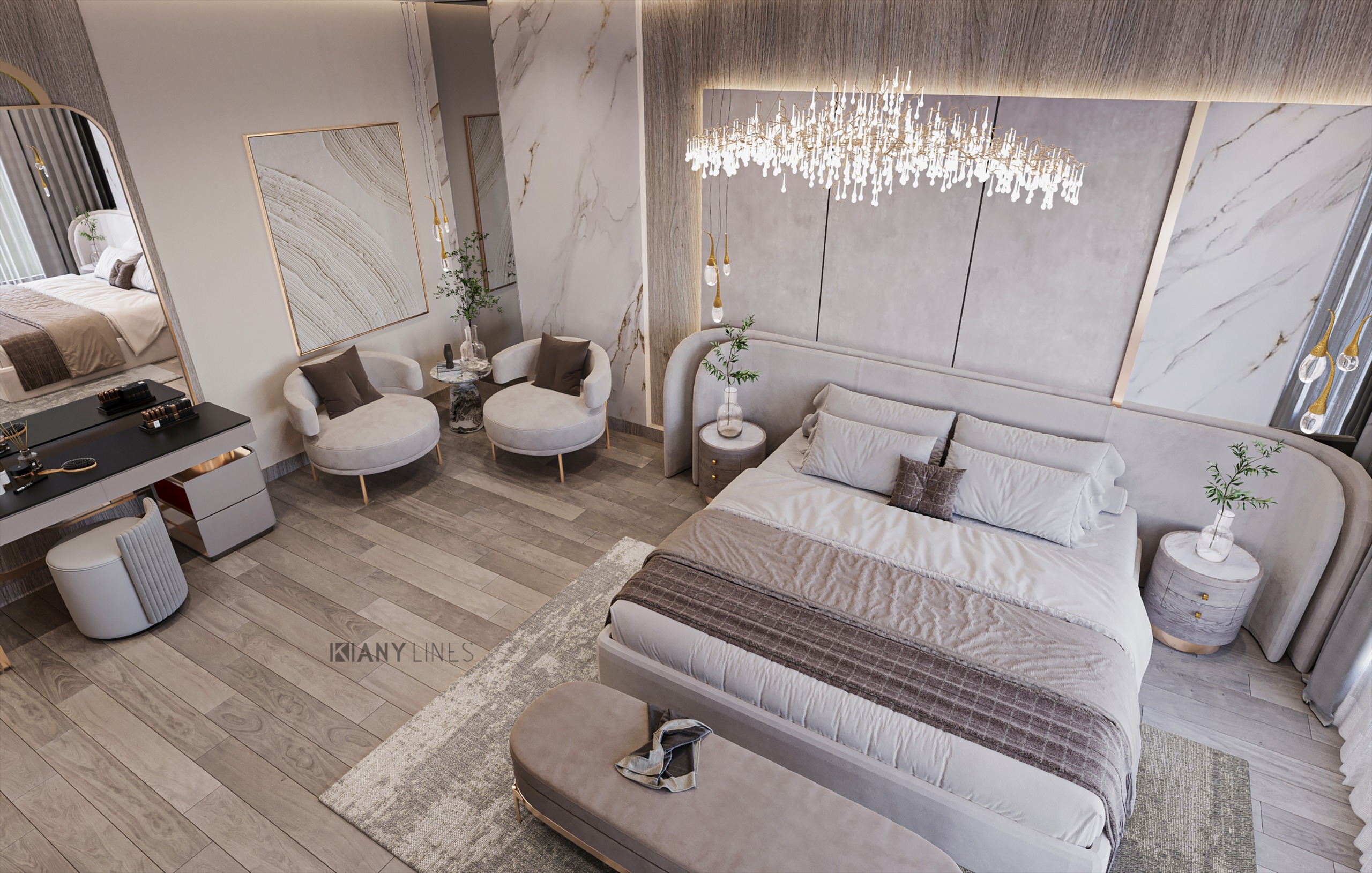 Luxurious Master Bedroom-4