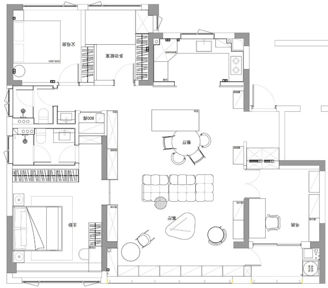 155㎡独居松弛之家丨中国杭州丨本空设计工作室-12