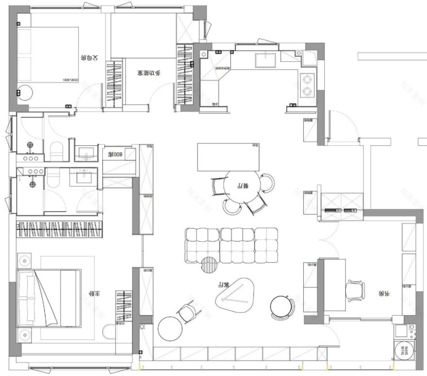 155㎡独居松弛之家丨中国杭州丨本空设计工作室-12