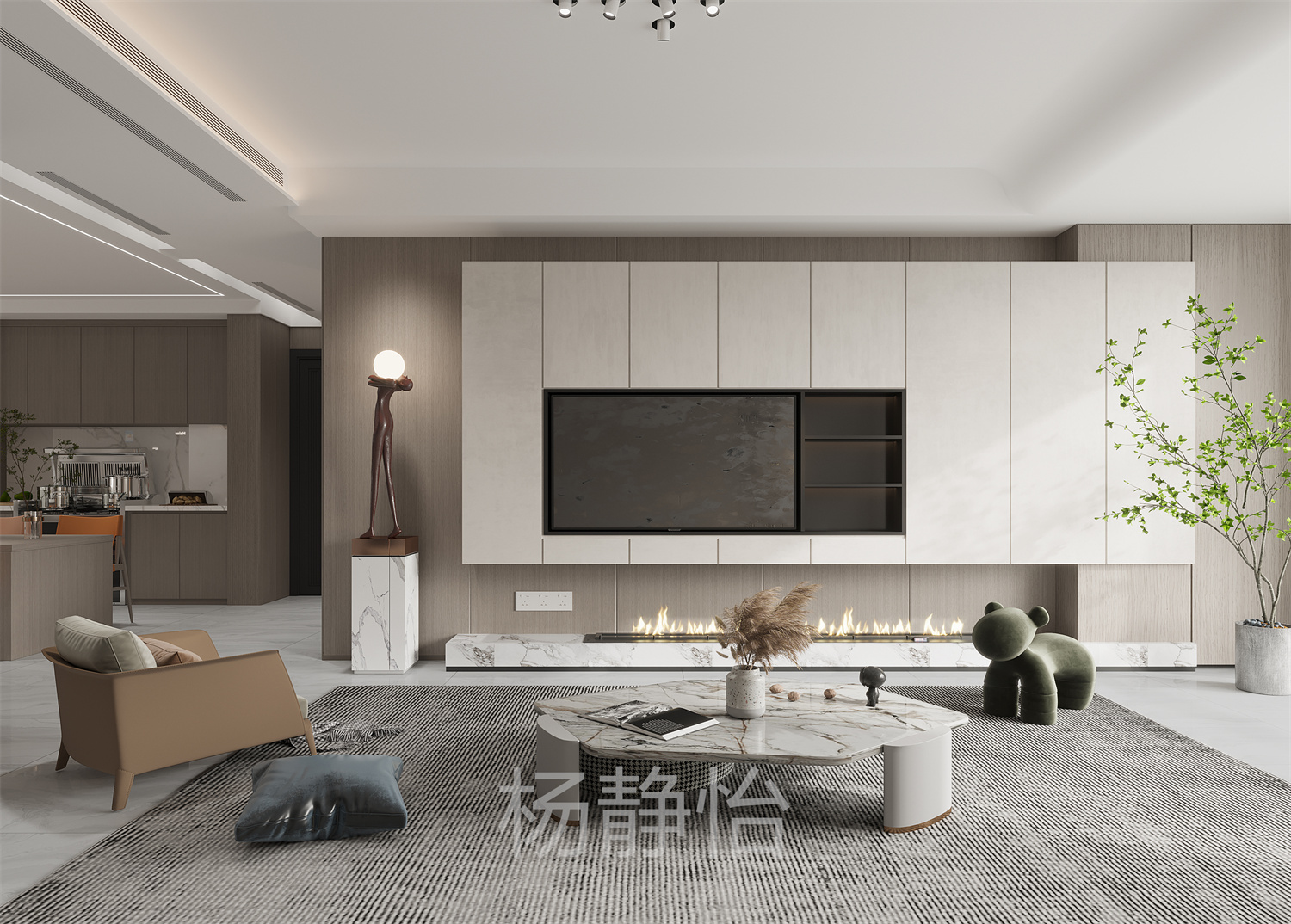 现代简约温馨住宅设计-3