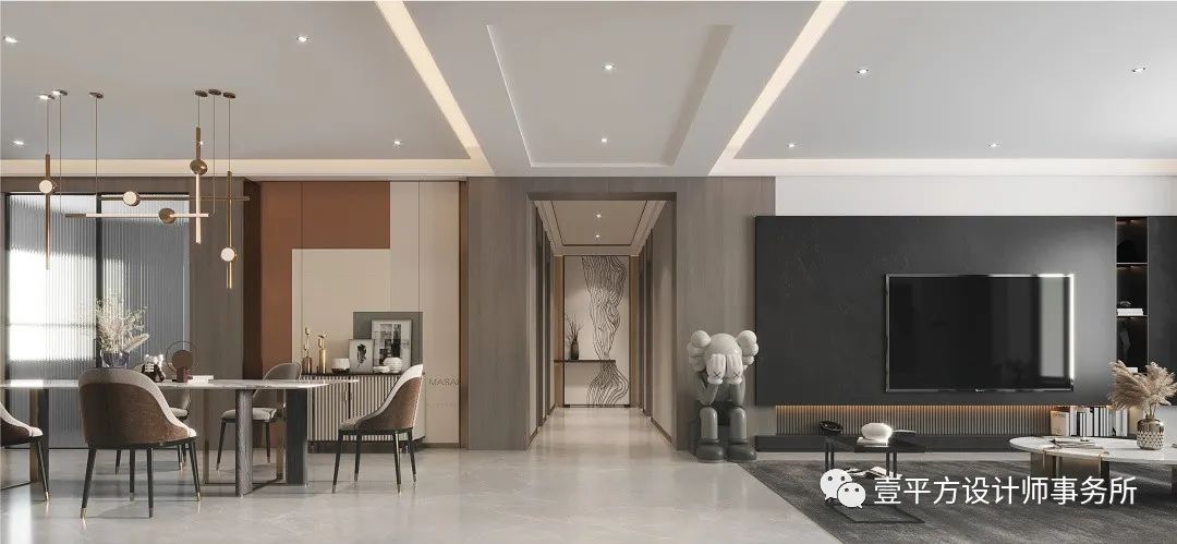 东港·星光耀新婚夫妇的温暖爱巢丨ONE SQUARE DESIGN FIRM-3