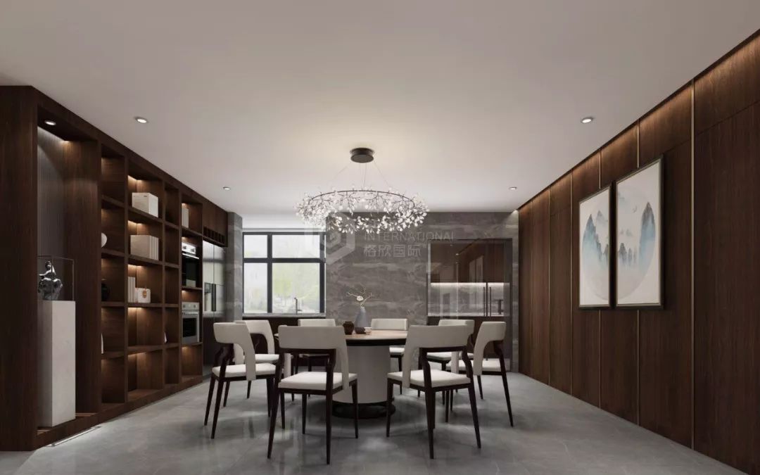 【格欣国际】245㎡|唐延九郡中式禅意风，崇尚清雅空灵的生活意境！-33