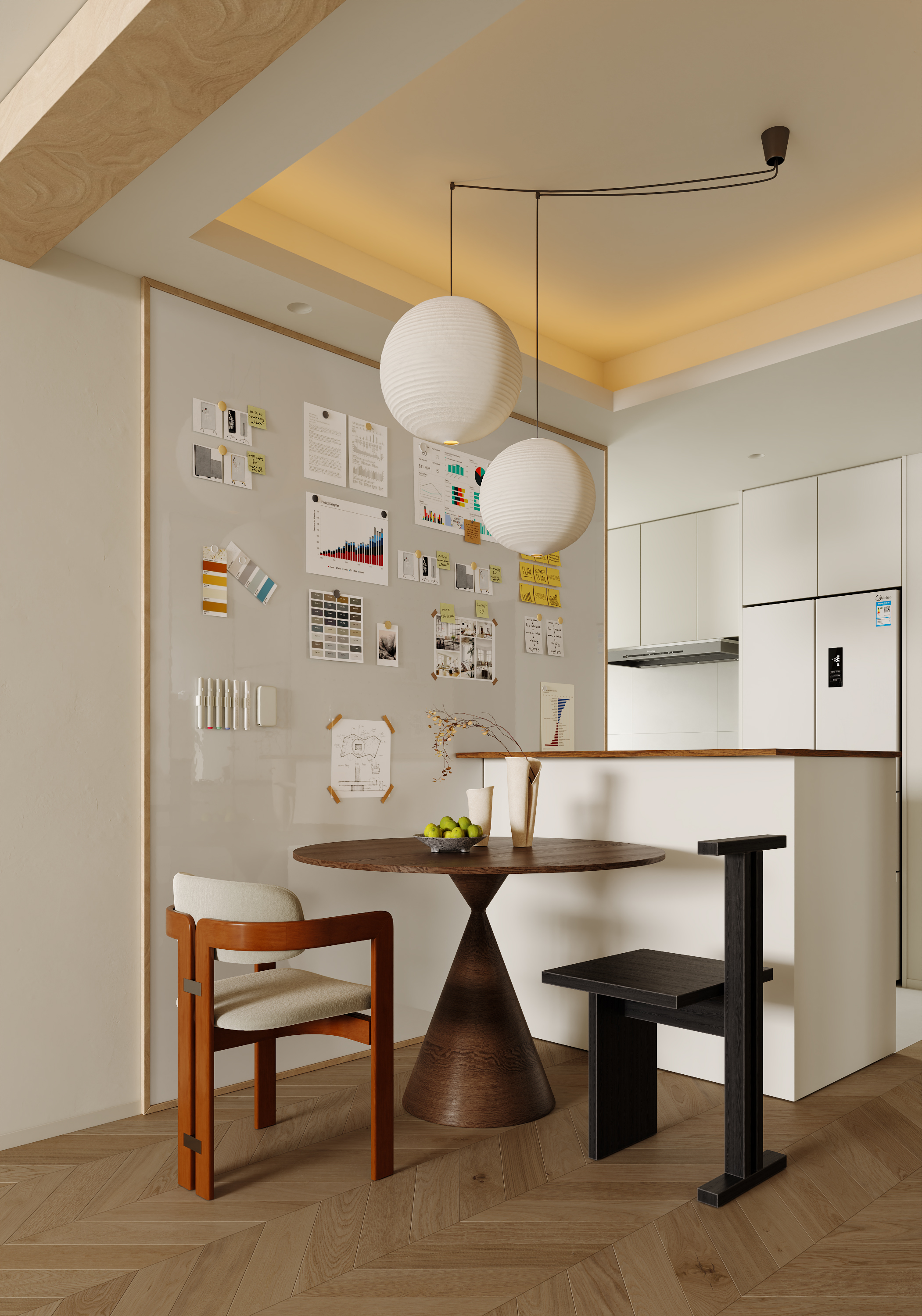 新案渲染  暖色的家-0