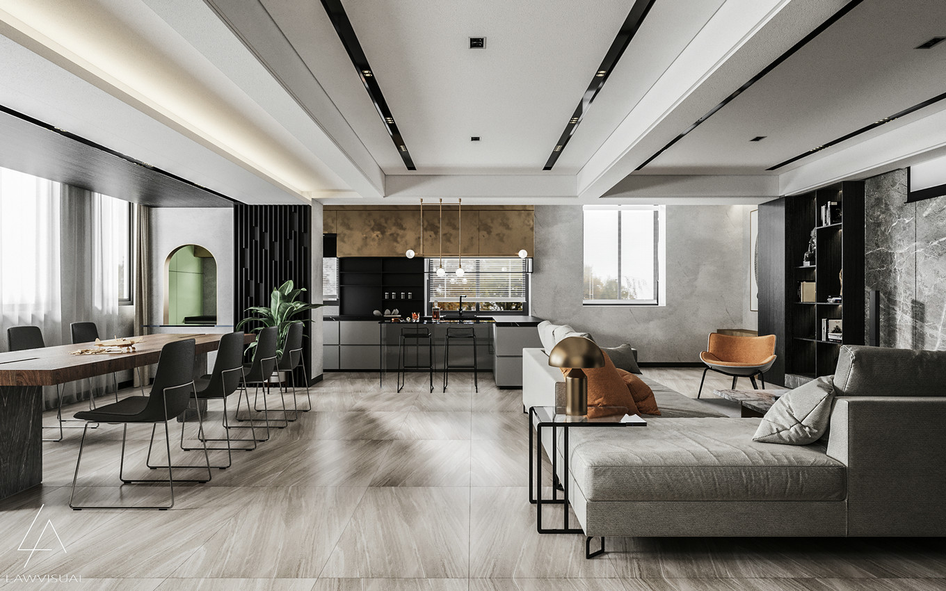 简约时尚的办公空间设计-2