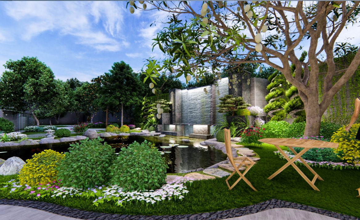 LANSCAPE DESIGN - VILLAS SONG CONG - THAI NGUYEN-3