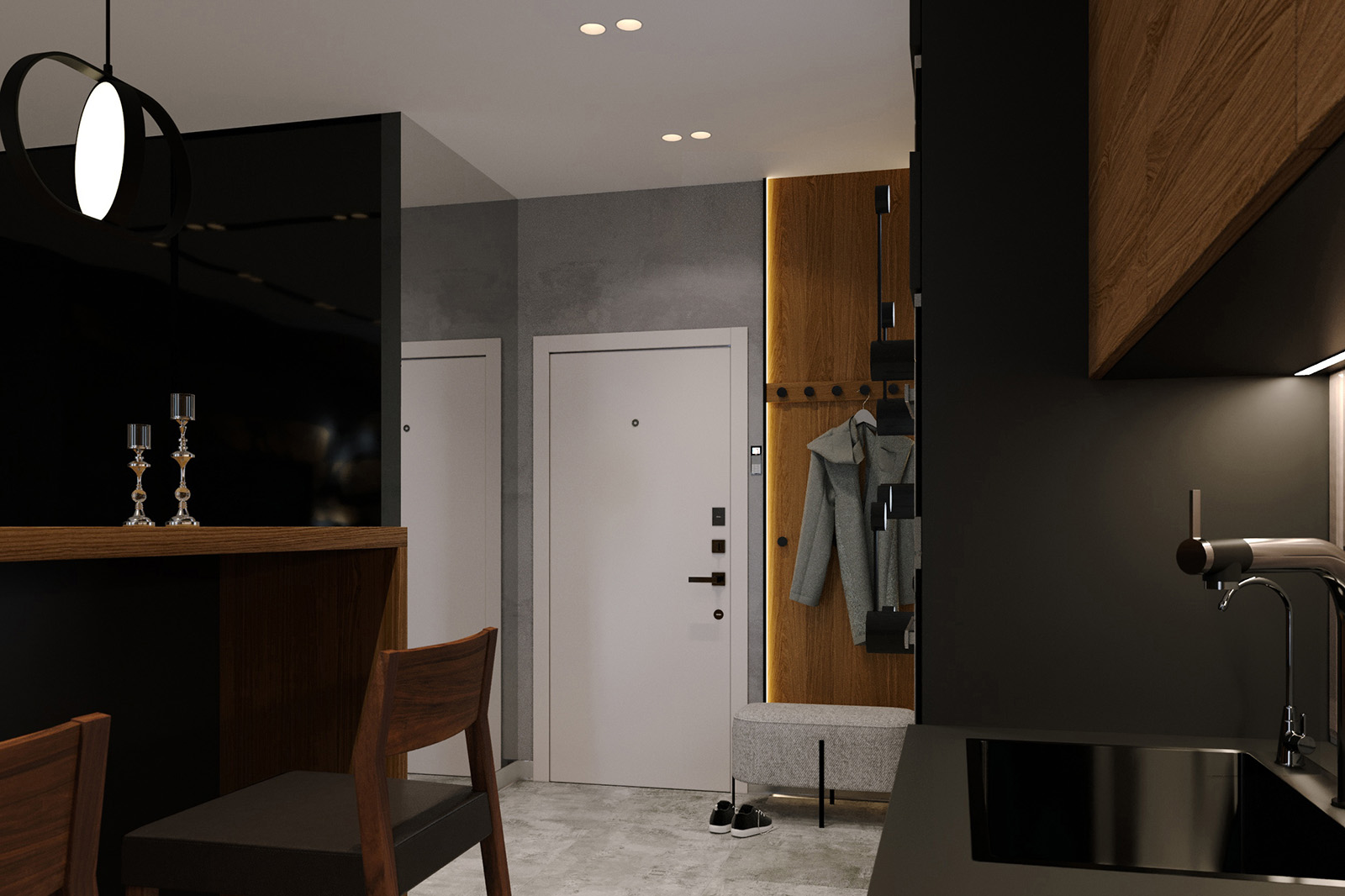 ЖК Резиденция композиторов 88м²公寓设计丨Бюро ARXY-14