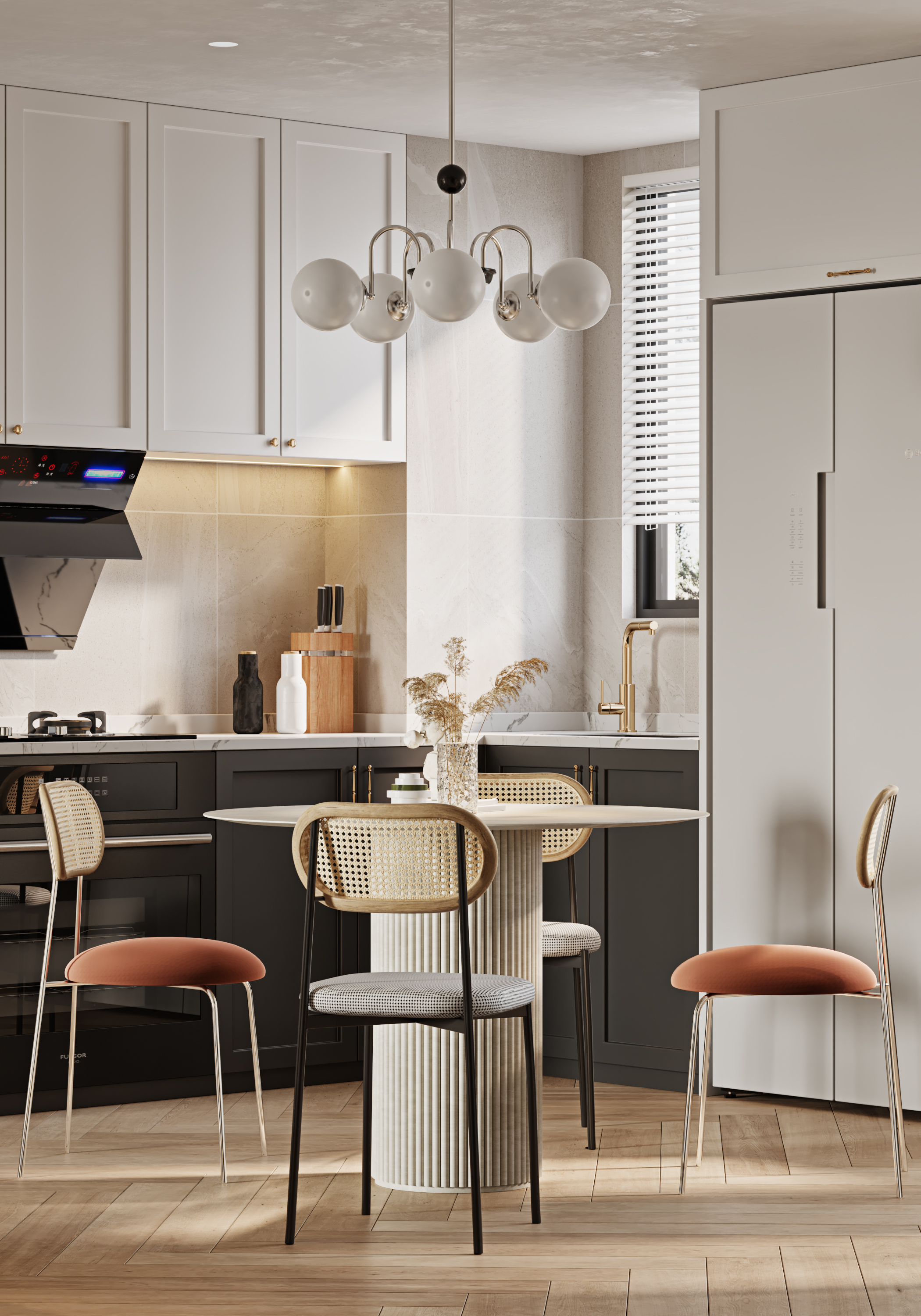 深圳如愿设计：法式奶油风，浪漫到极致的梦中情家！-2