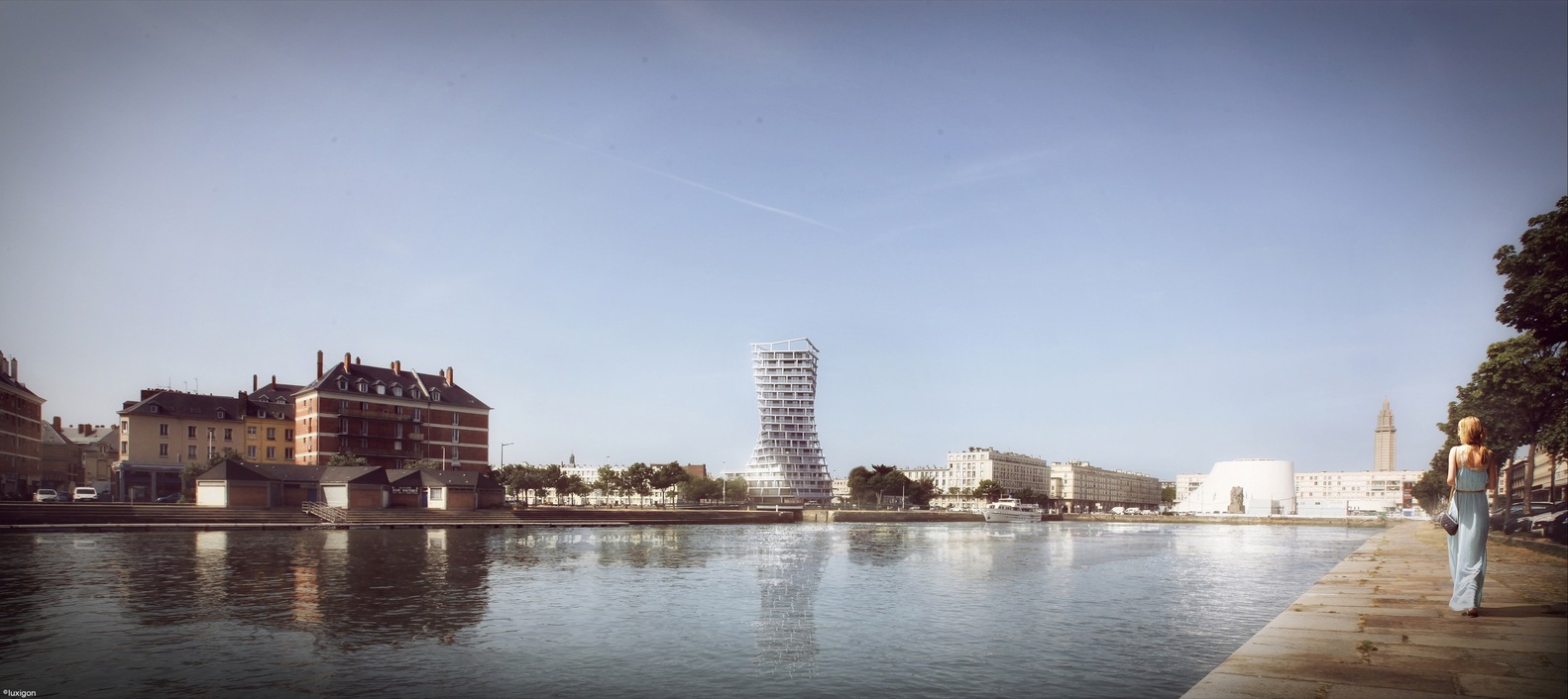 Hamonic + Masson - Associés Unveil Twisting Residential Tower to Be Built in Le Havre, France-3