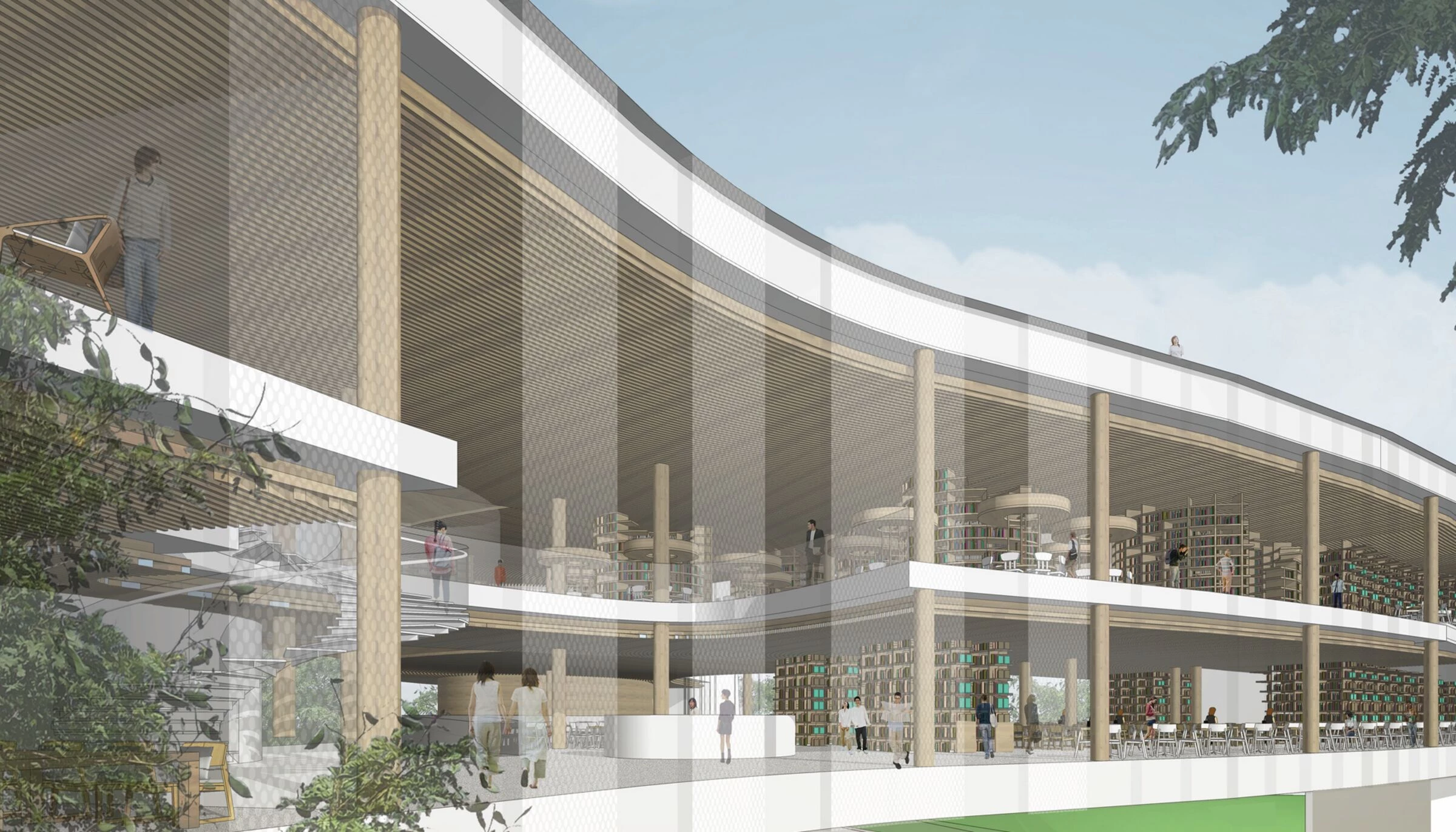 松岛图书馆[竞赛]丨韩国丨Ani Design-14