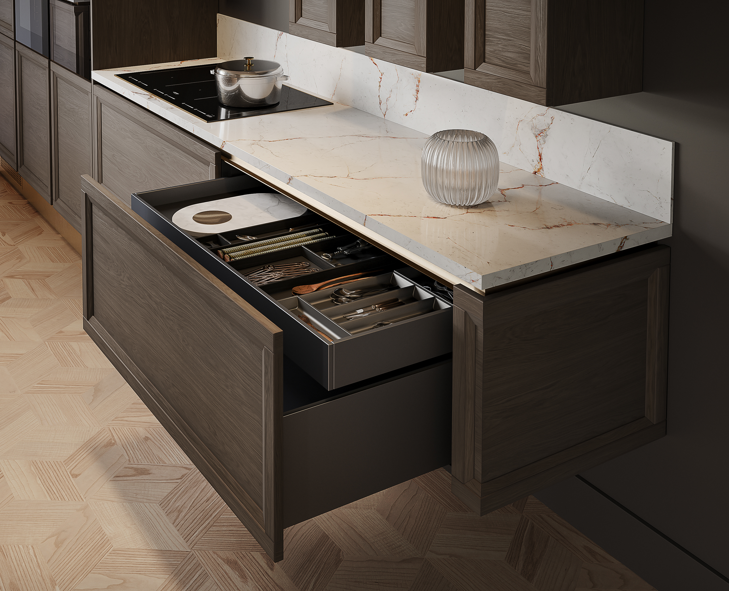 Marinara 厨房模型设计丨GeosIdeal 工厂-6