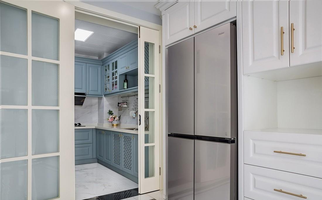 云端点墨设计丨公寓丨鎏砂 - 美式混搭风格餐厅与卧室设计-21