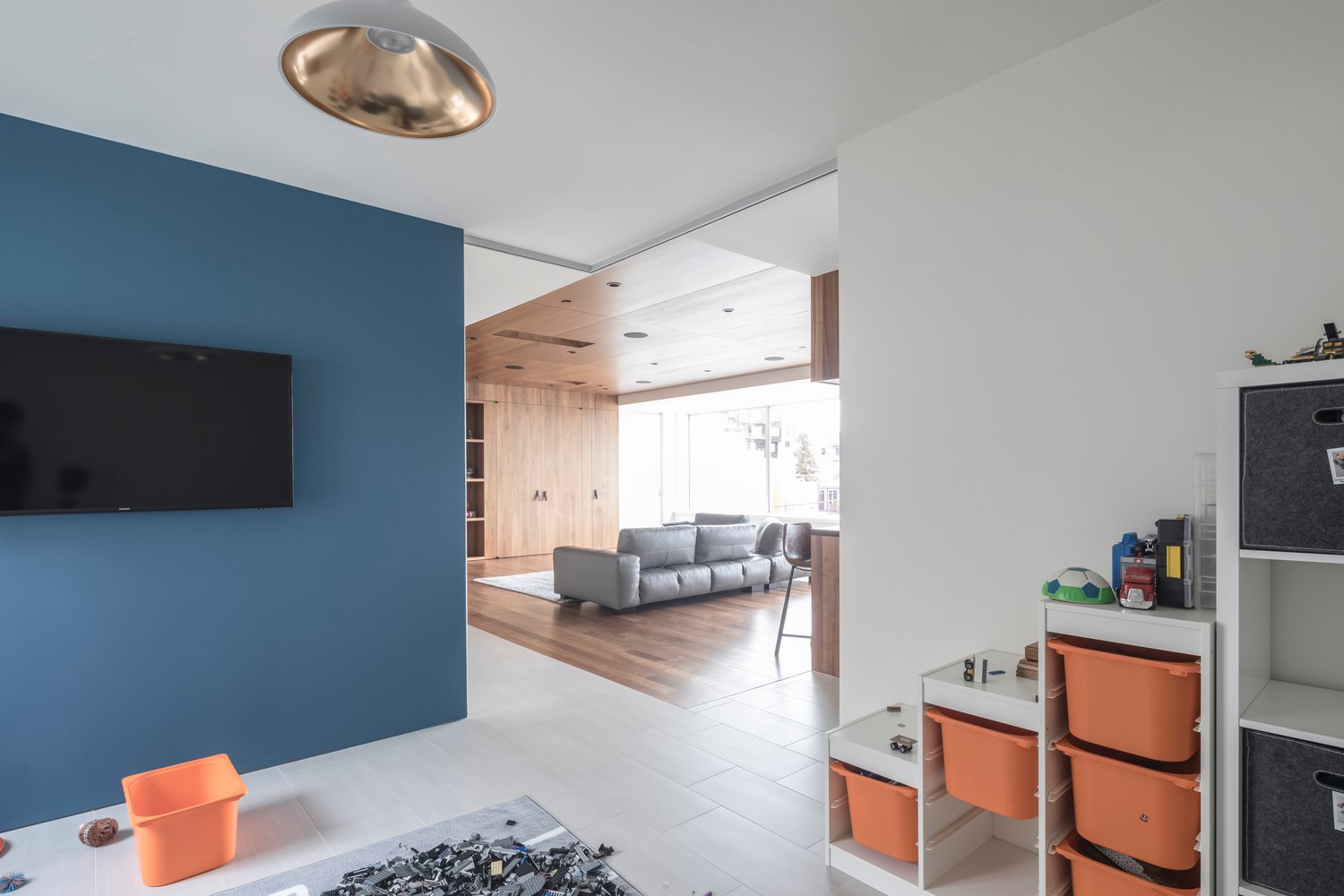 旧金山第 19 街住宅 | 颠覆空间体量的顶层公寓改造-7