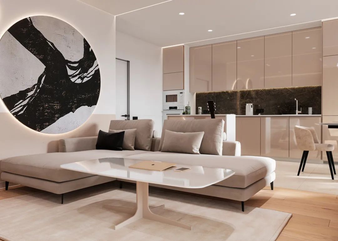 巴塞罗那 95㎡温暖柔和两居室丨西班牙巴塞罗那丨NOVOSAD ARCHITECTS-8