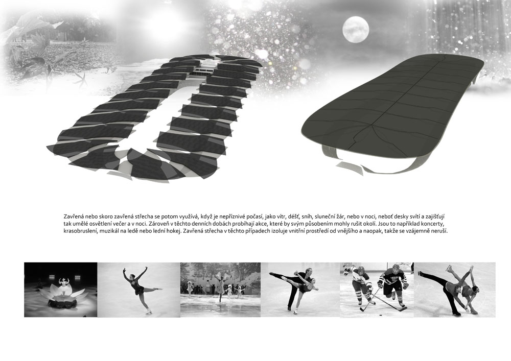 Zastřešení zimního stadionu, ostrov Štvanice | Klára Švecová-14