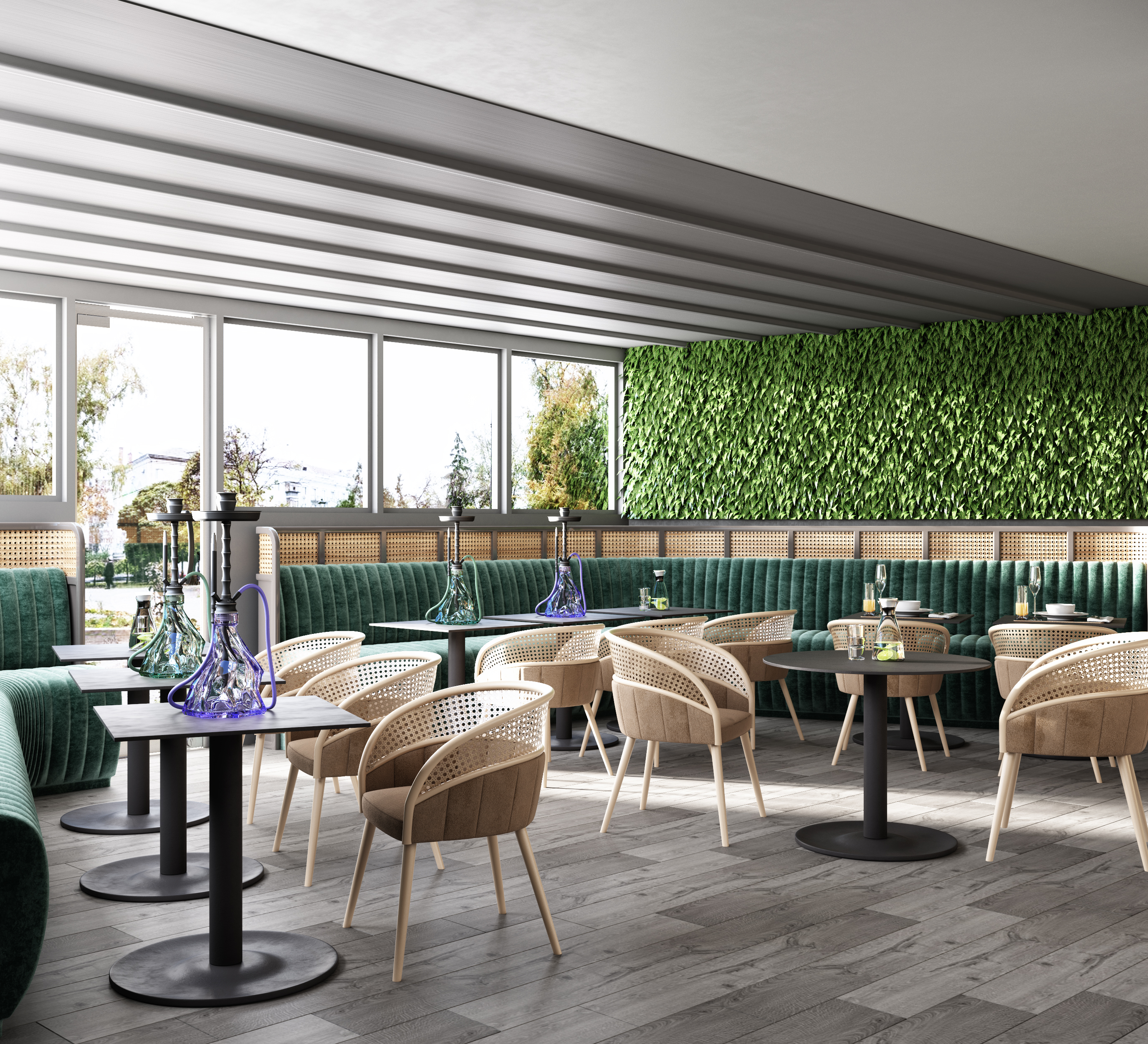 英国小型咖啡店设计-8