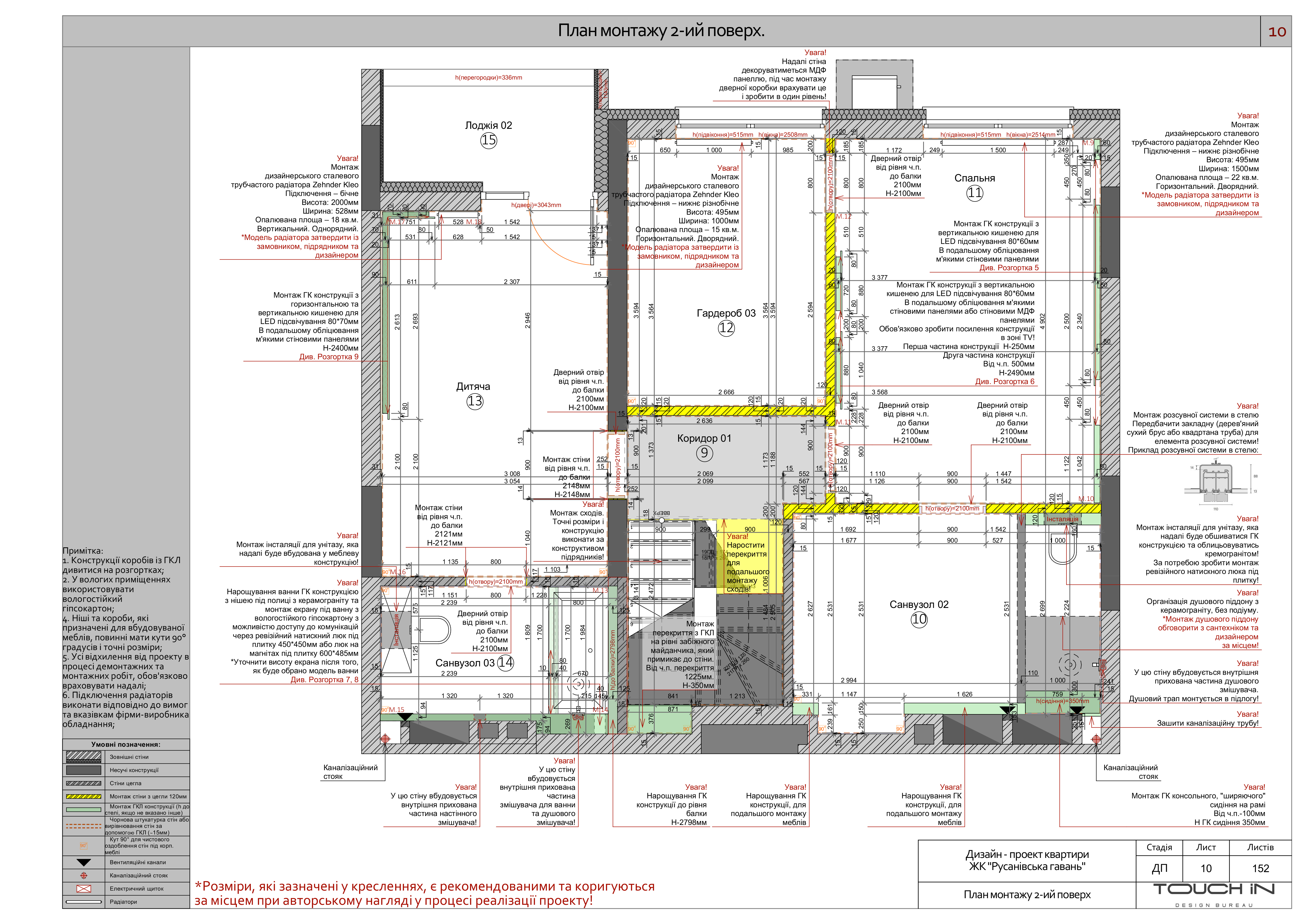 Дизайн-проєкт квартири. ЖК"Русанівська гавань" м.Київ-16