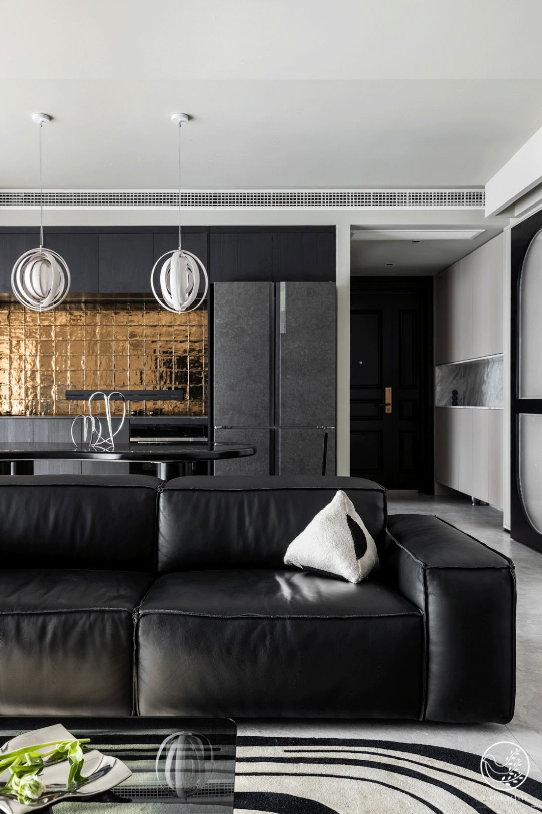 黑白圆舞曲 · 成都金牛区精致酷家居设计丨中国成都丨清羽设计-43