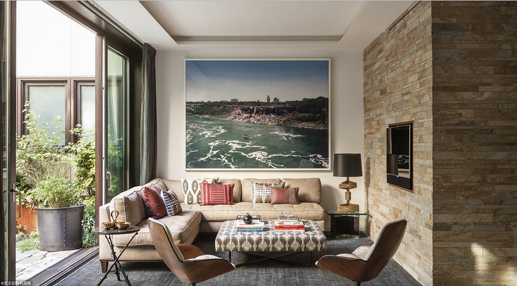 豪华别墅 现代风格Downing Street Townhouses 美国 纽约 别墅-9